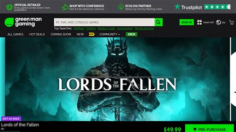 green man gaming website.